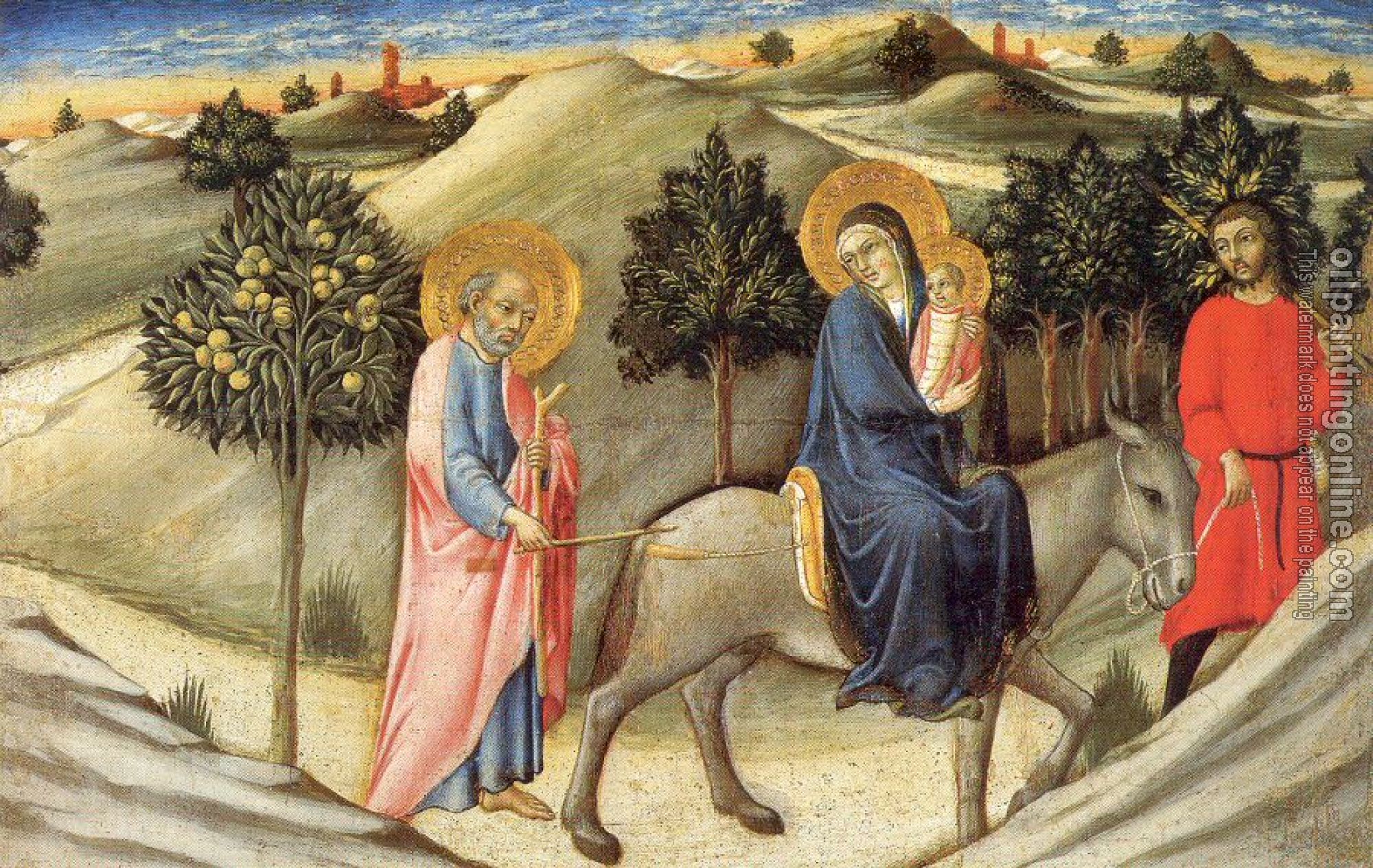 Pietro, Sano di - The Flight into Egypt